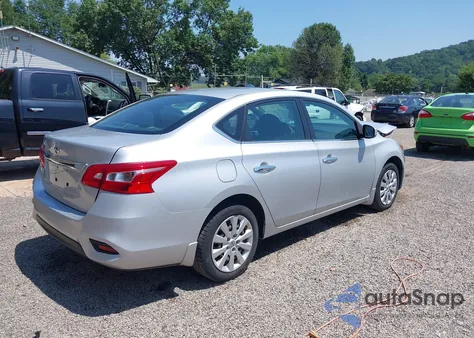 2019 Nissan Sentra S из США, поврежденный, VIN 3N1AB7AP1KY278002
